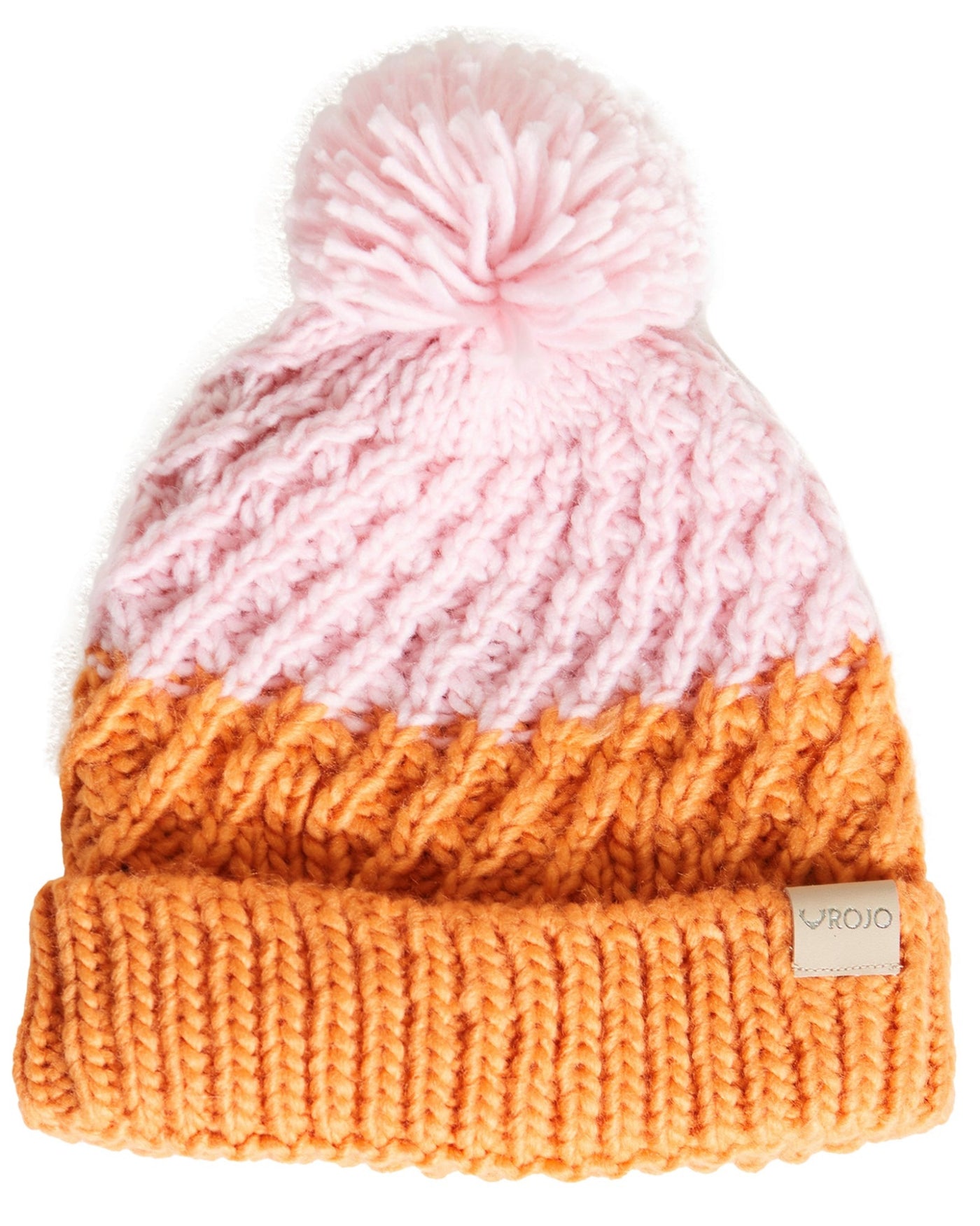 Rojo Textured Pom Pom Beanie - Orchid Pink