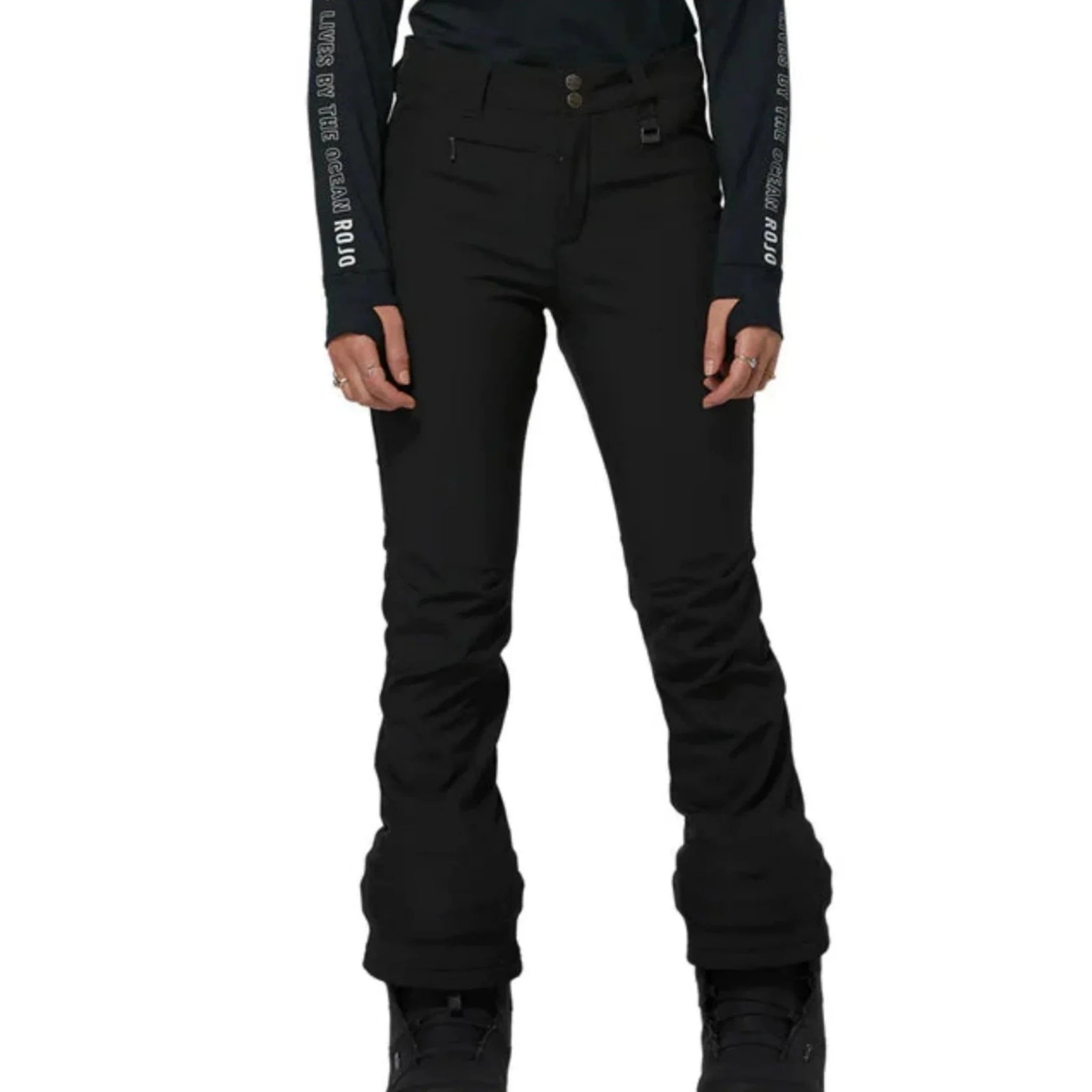 Rojo Women's Va Va Voom Snow Pant - Black | Rapid Surf & Ski