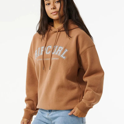 Rip Curl Varsity Hoodie - Brown