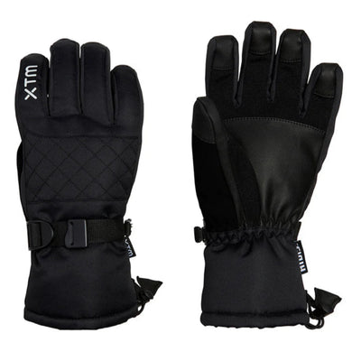XTM Women's Quilt Snow Gloves - Black