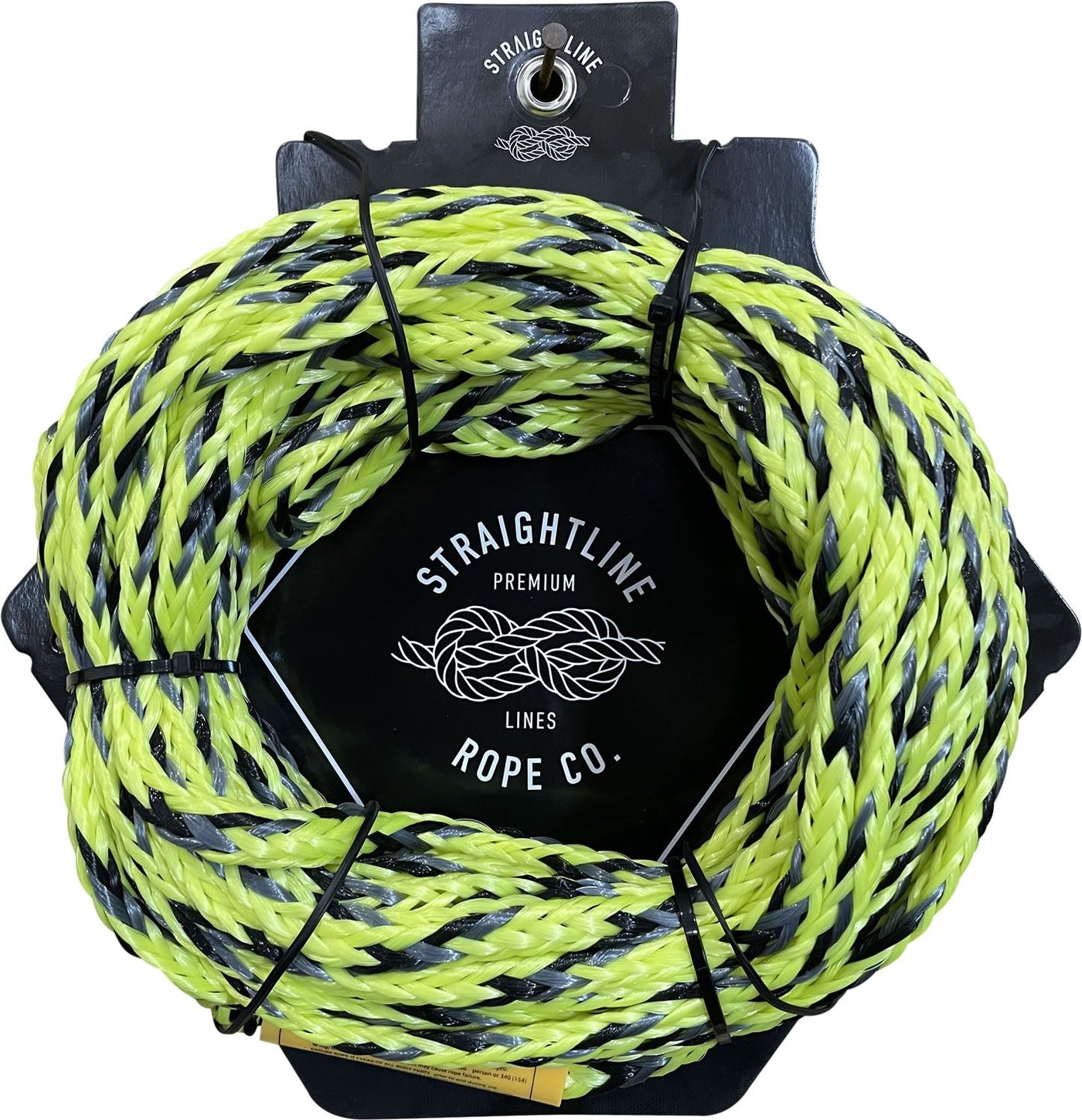 Straightline 3-4 Person Tube Rope (Yellow)