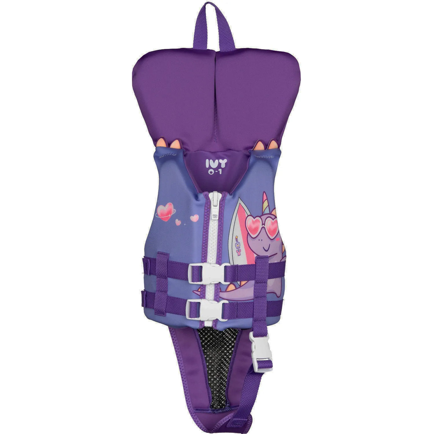 Ivy Junior Girls Collar Life Jacket - Twilight Sparkle