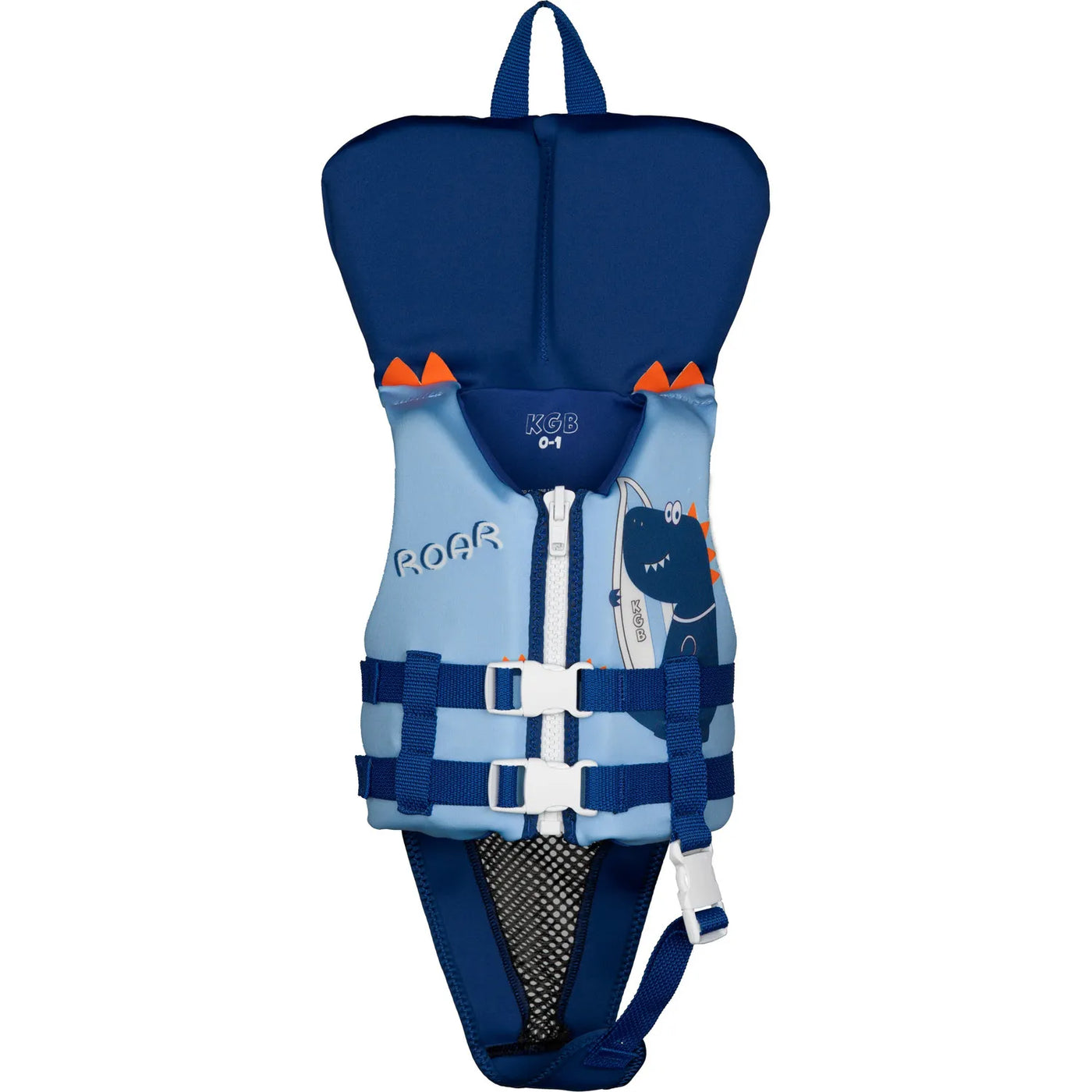 KGB Junior Boys Collar Life Jacket - Surfosaurus Rex