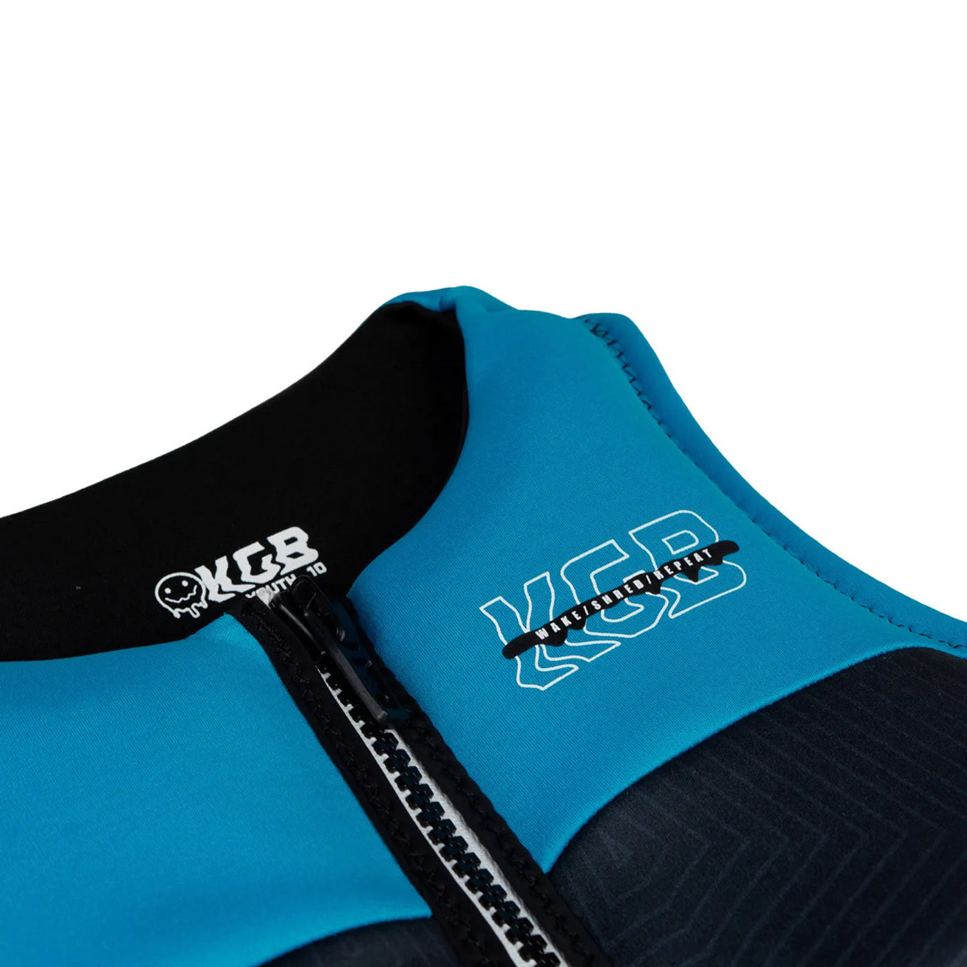 KGB Teen Tempo Life Jacket - Electric Blue/Charcoal/White