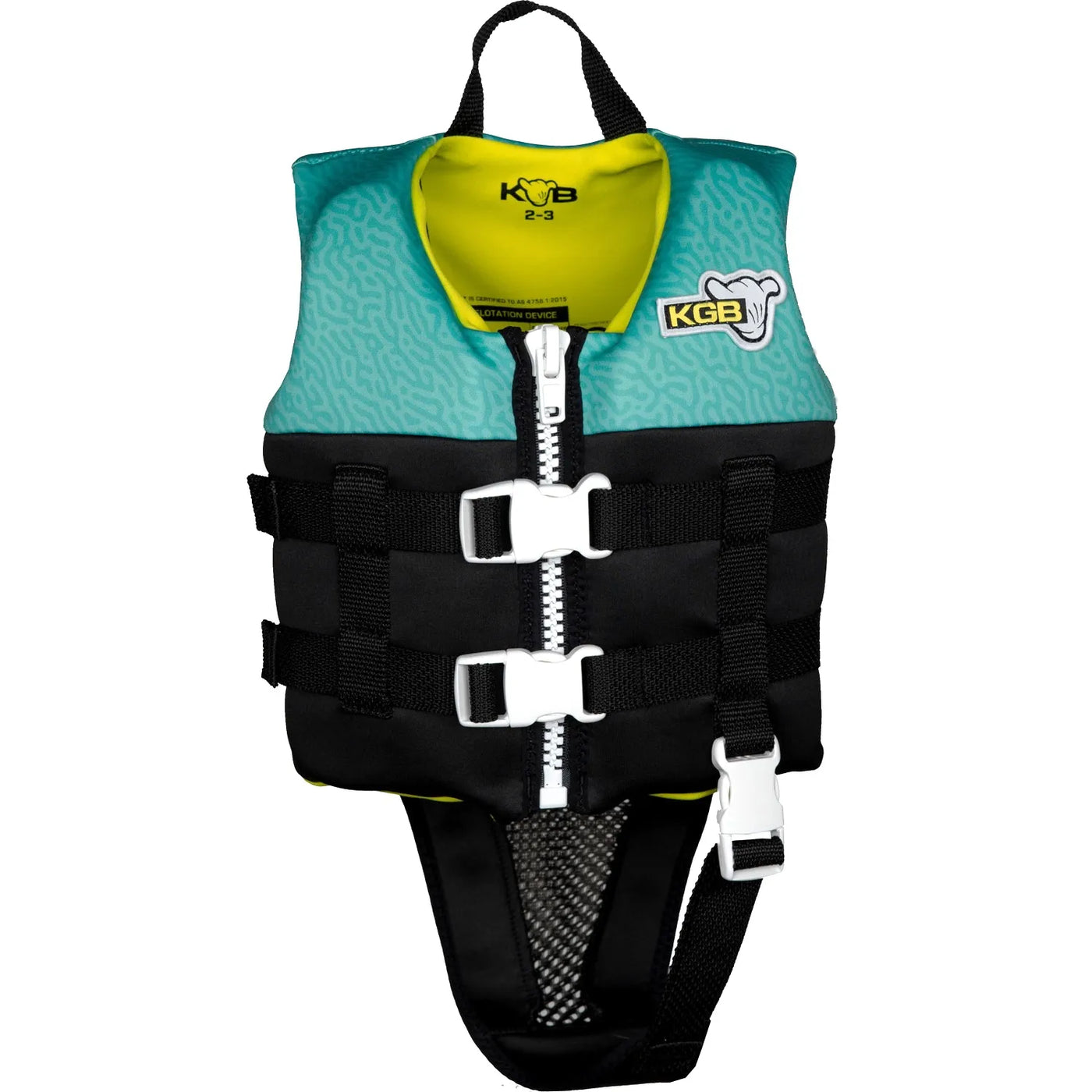 KGB Junior Boys Life Jacket - Electric Teal
