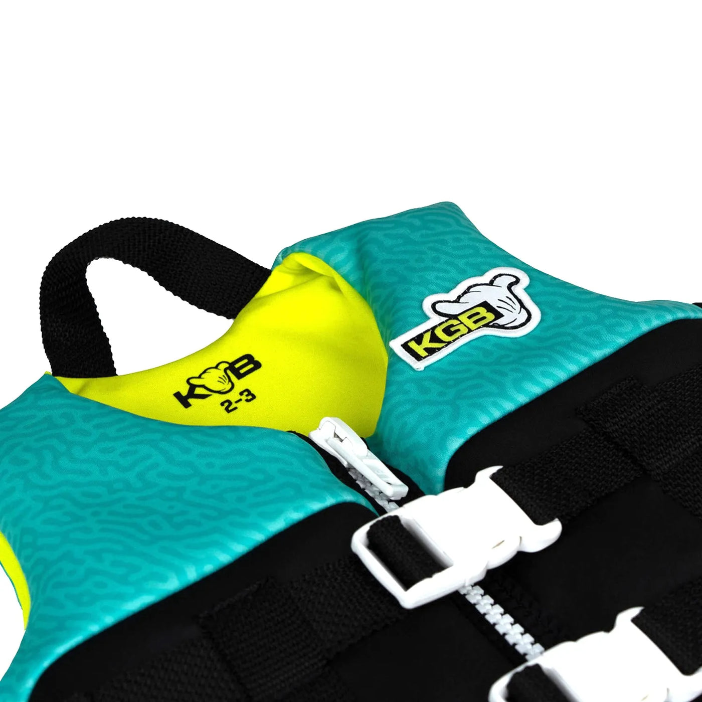 KGB Junior Boys Life Jacket - Electric Teal