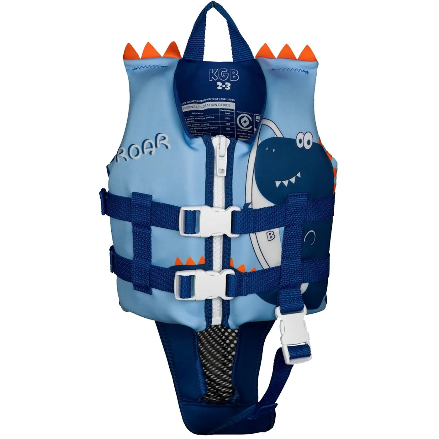 KGB Junior Boys Life Jacket - Surfosaurus Rex
