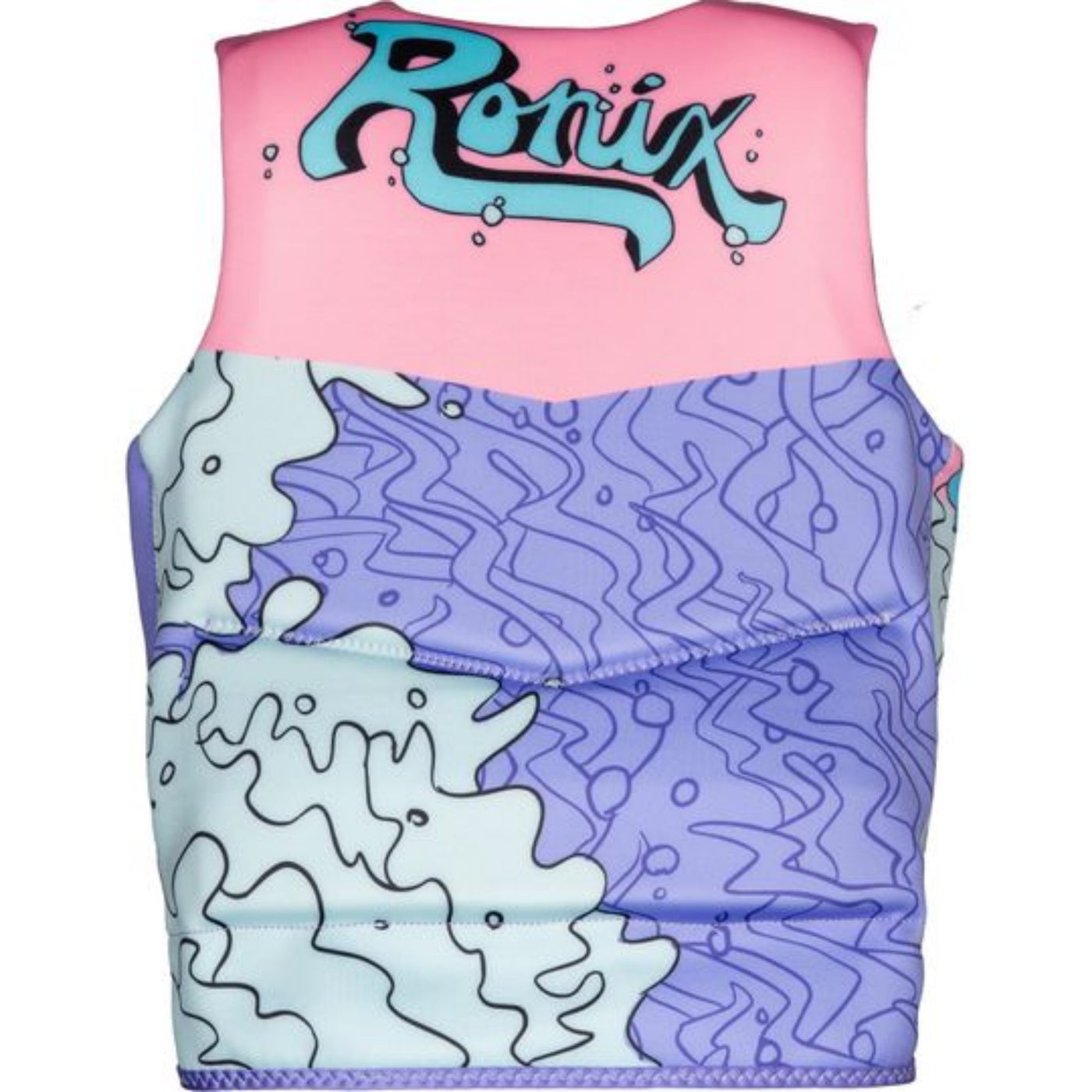 Ronix Girls August Life Jacket - Pink/Blue/Purple