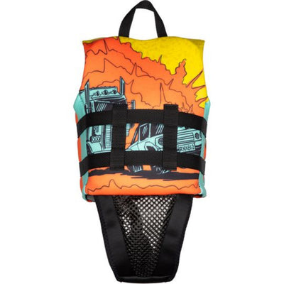 Ronix Junior Boys Vision Life Jacket - Blue/Orange/Yellow