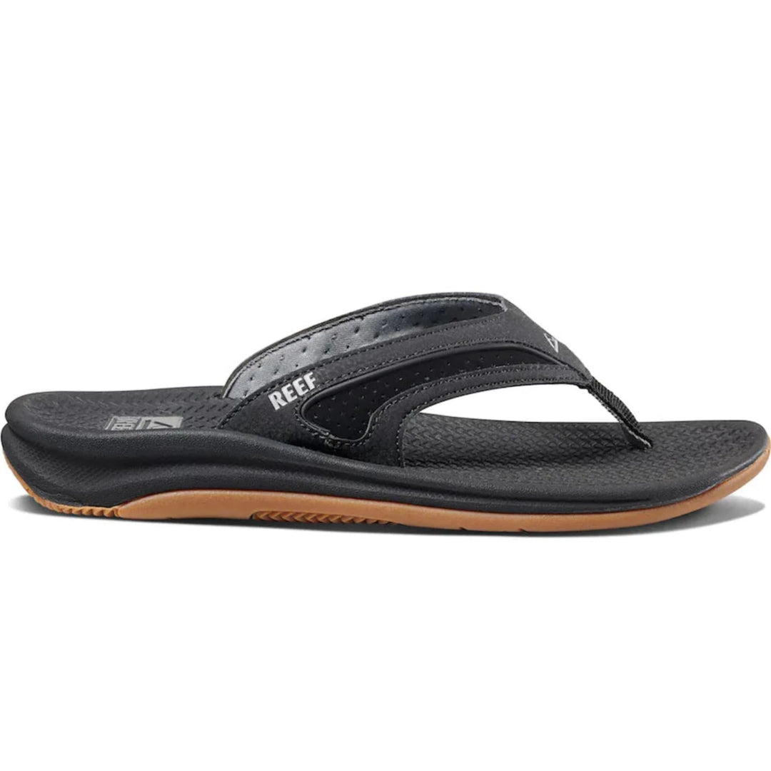 Reef Men s Flex Thongs Black Silver Rapid Surf Ski