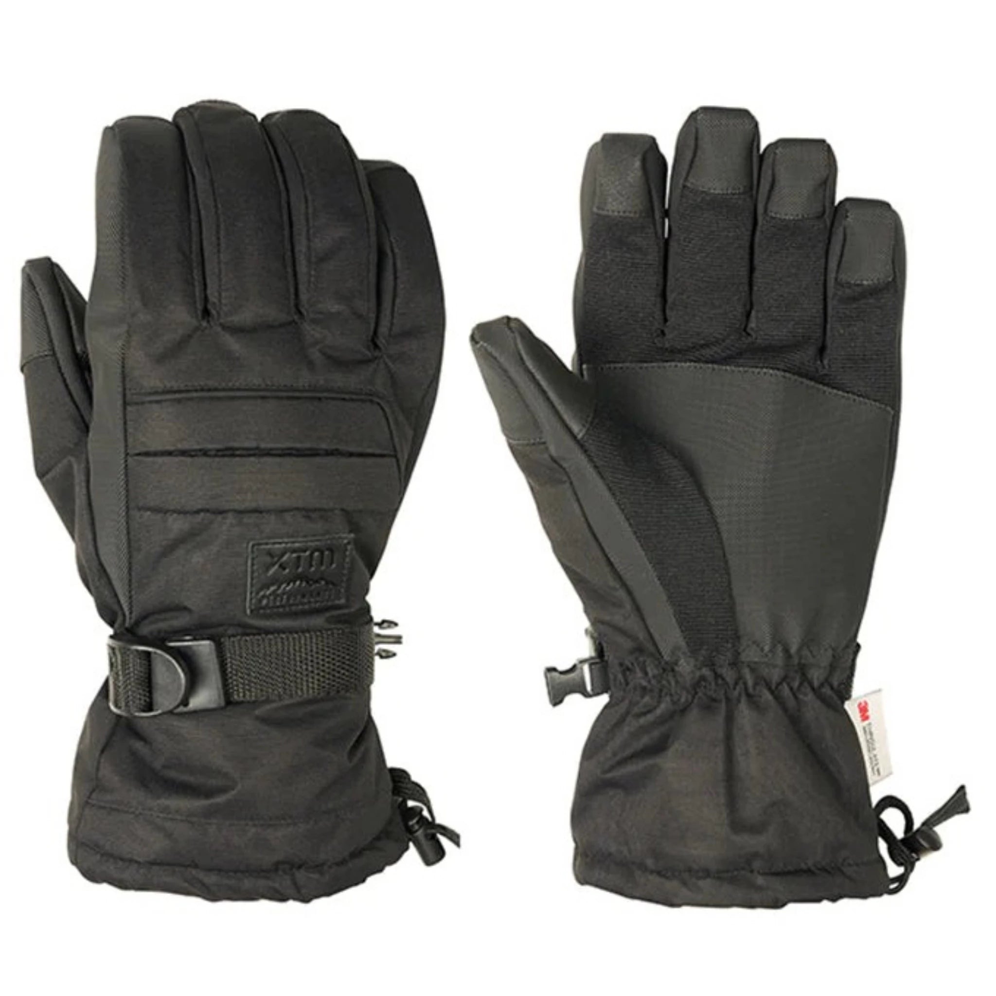 XTM Men's Nash Snow Gloves - Black | Rapid Surf & Ski