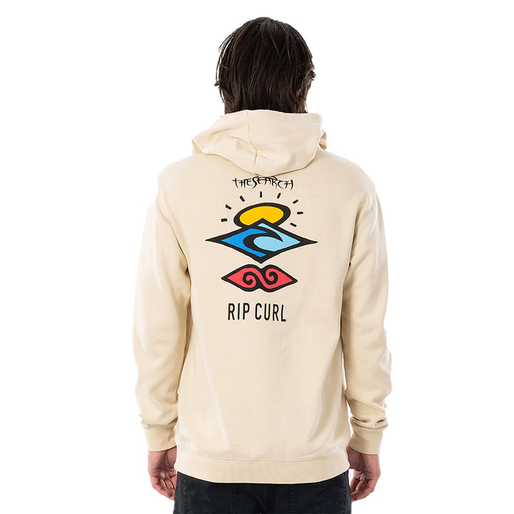 Rip Curl Search Icon Hoodie Bone Rapid Surf Ski