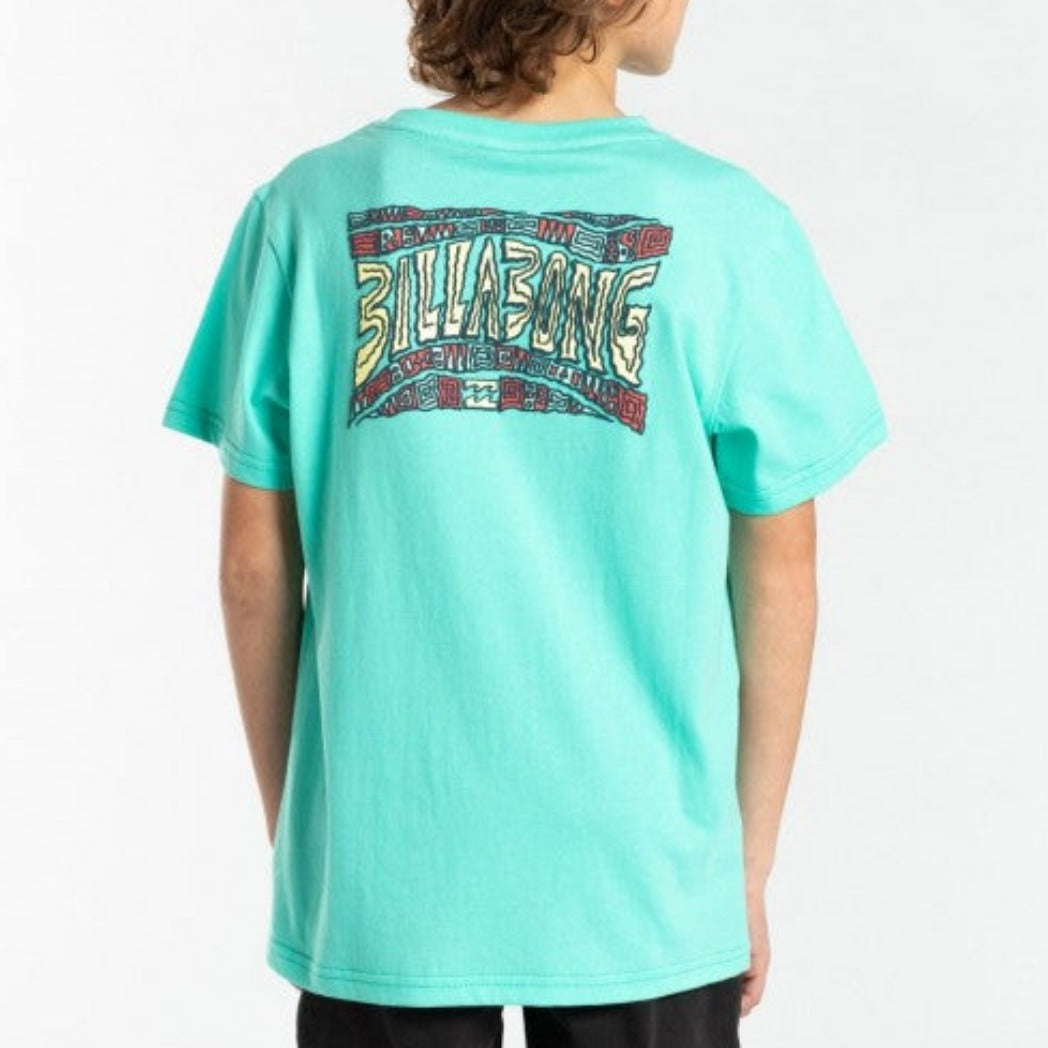 Billabong Boys Tribal Tee - Light Aqua