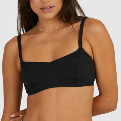 Billabong Sol Searcher Vintage D/DD Bra Bikini Top - Black