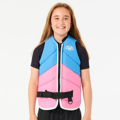 Rip Curl Girls Dawn Patrol Life Jacket - Light Blue