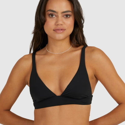 Billabong Sol Searcher Elongated Tri Bikini Top - Black