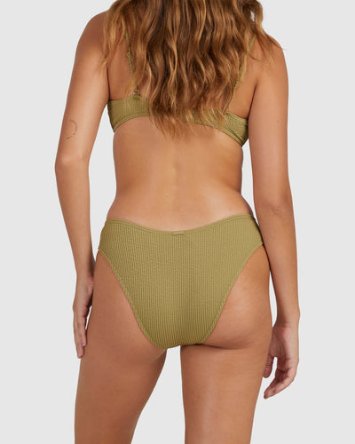 Billabong Summer High Bondi Bikini Bottom - Olive