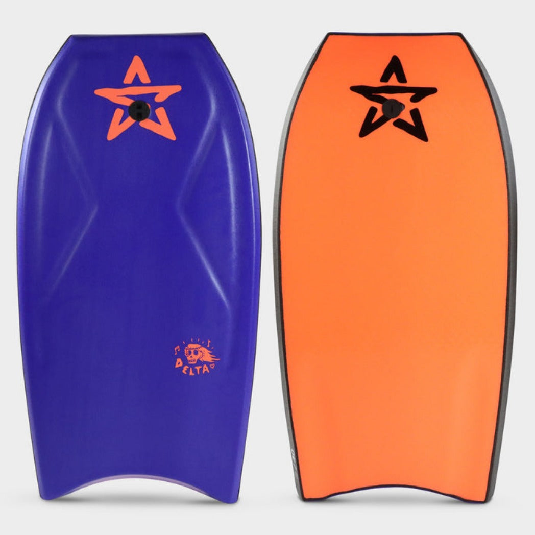 Stealth Delta PE Bodyboard - Royal Blue/Orange