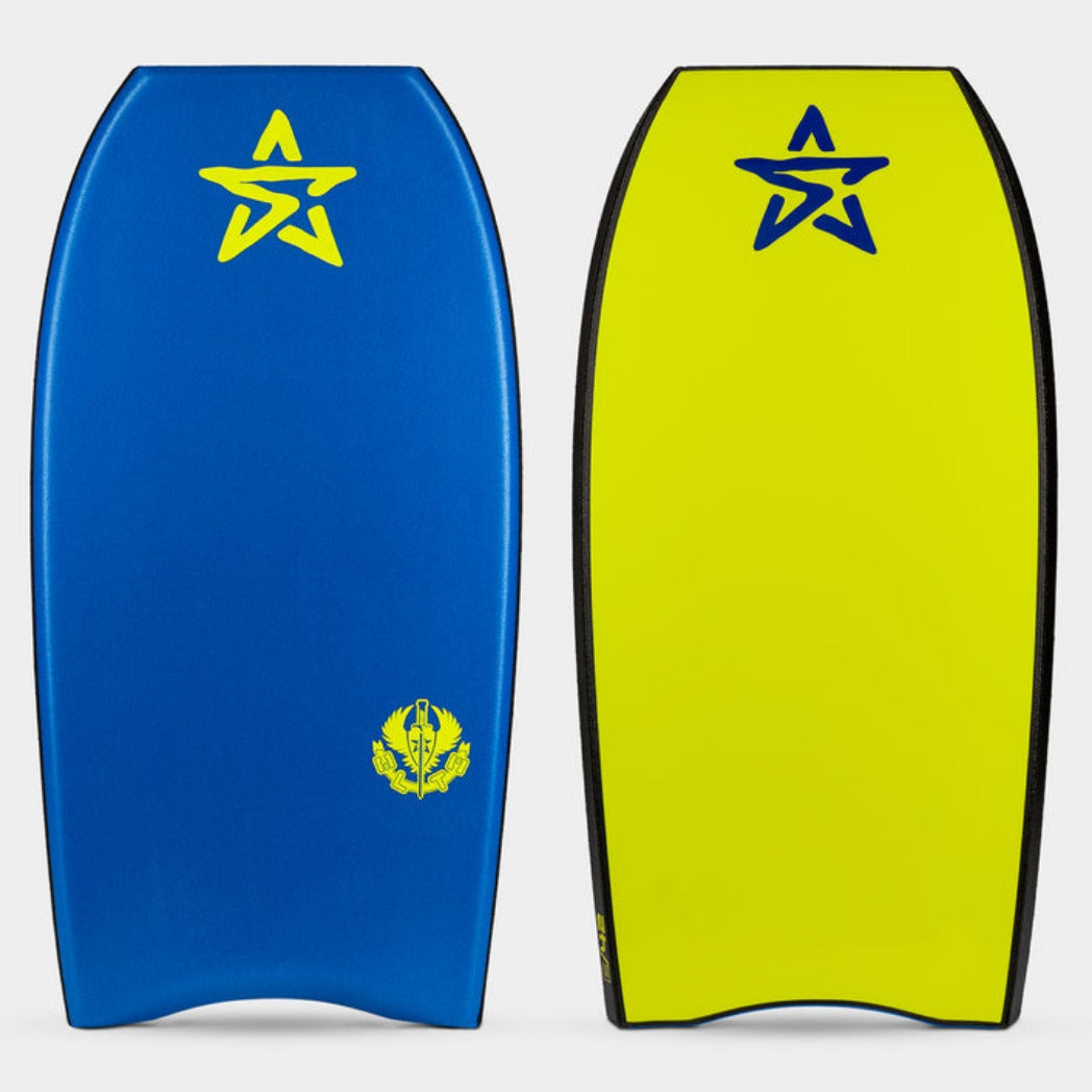 Stealth Elite PE Bodyboard - Royal Blue/Yellow
