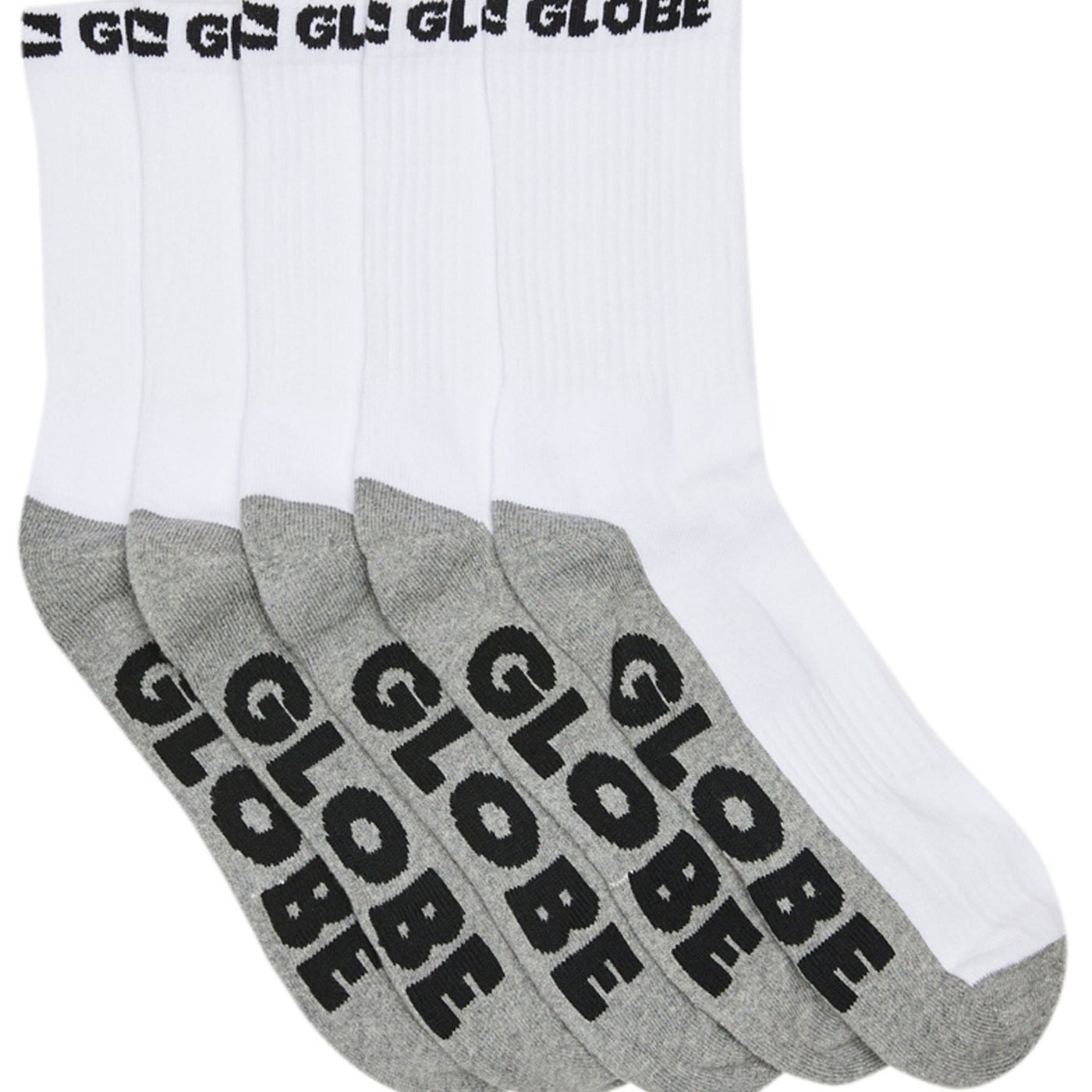 Globe Quarter Sock 5 Pack