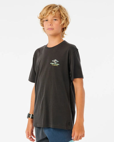 Rip Curl Boys Cosmic Search Tee - Washed Black
