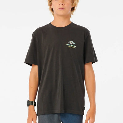 Rip Curl Boys Cosmic Search Tee - Washed Black