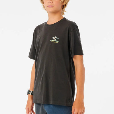 Rip Curl Boys Cosmic Search Tee - Washed Black