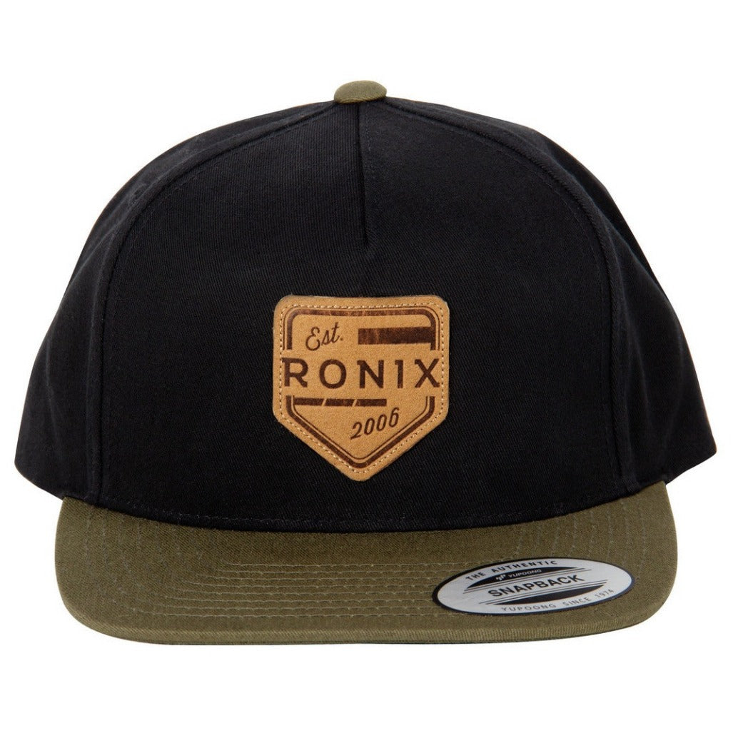 Ronix Men's Forester Snapback Cap - Black/Light Green