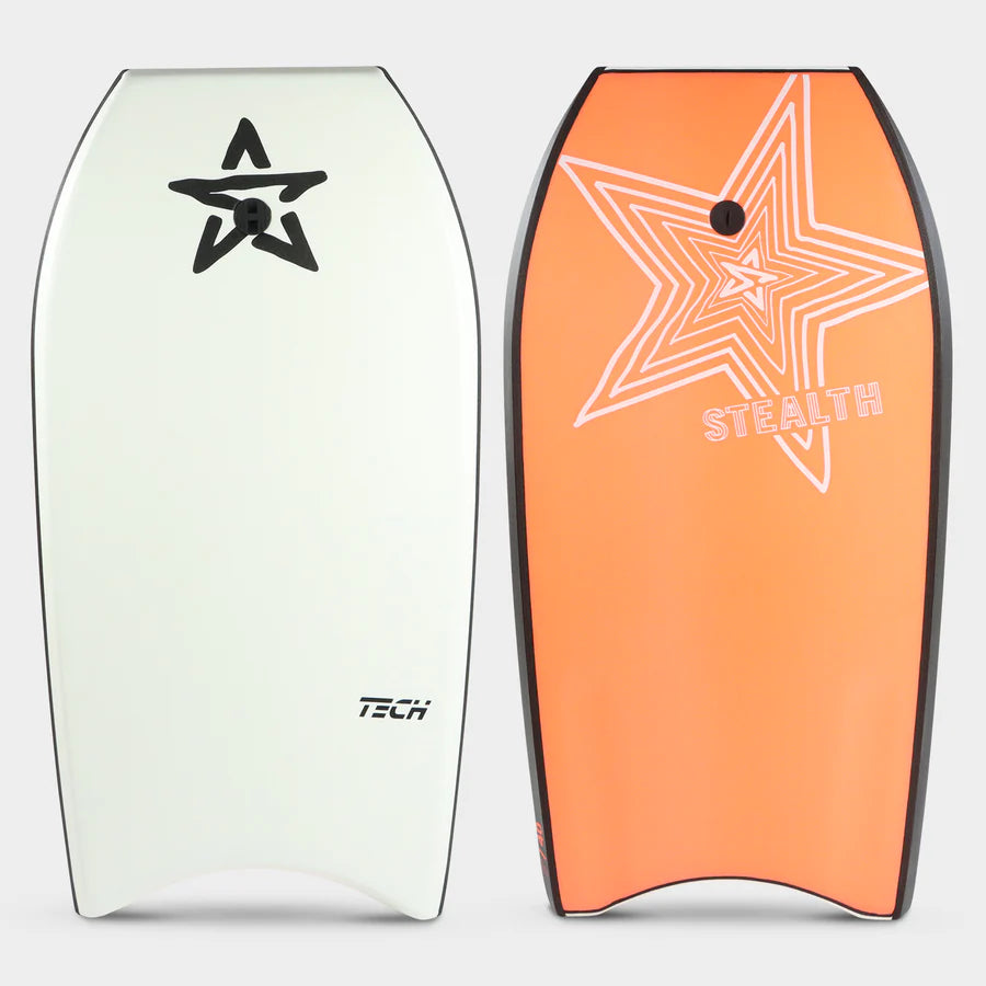 Stealth Tech EPS Bodyboard - White/Orange