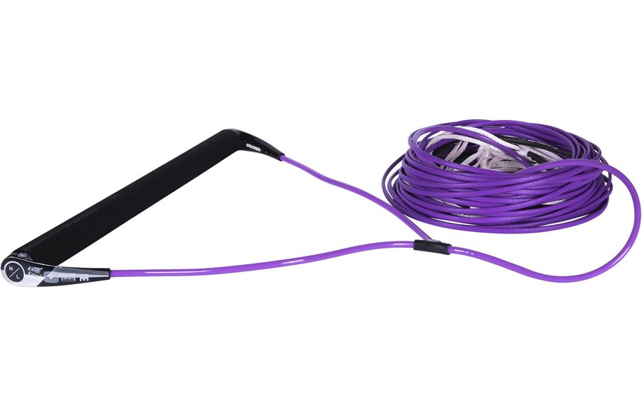 Directline Wakeboard Handle W/ Cable Spectra Rope - Purple