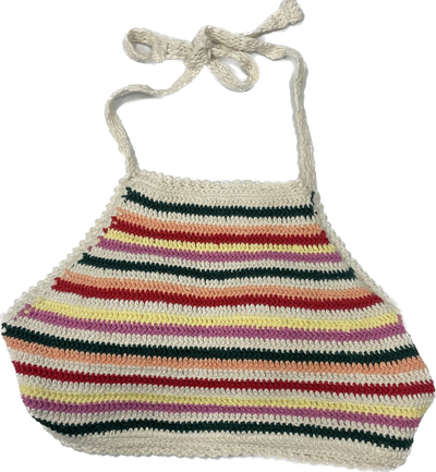 O’Neill Maui Crochet Bather Top - Stripe
