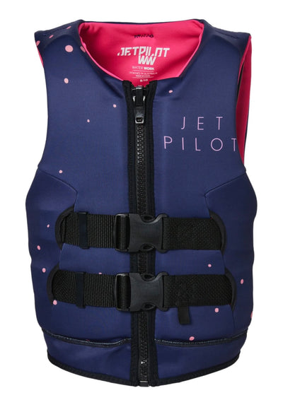 Jetpilot Cause Girls Wings Neo Life Jacket - Navy